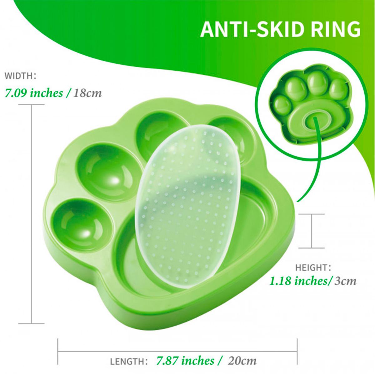 Mini Alimentador Almohadilla Para Lamer Petdreamhouse Verde